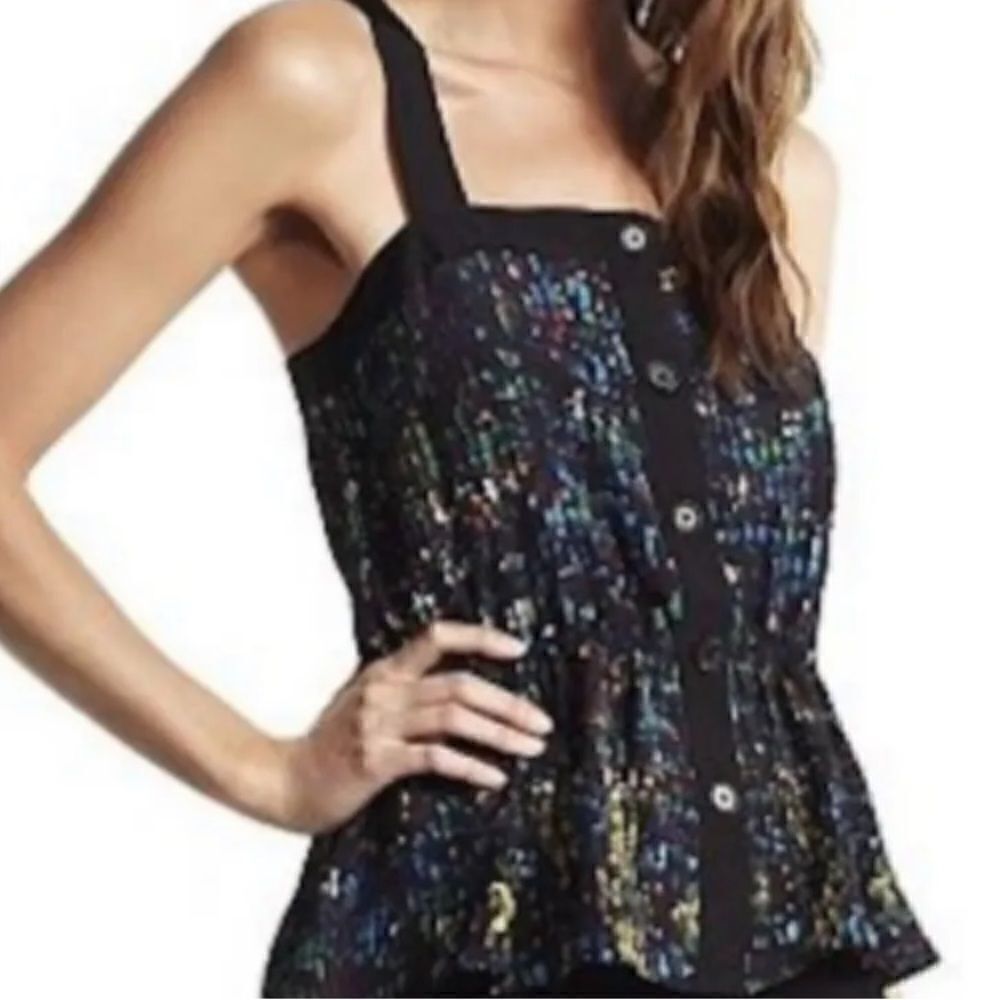 DEREK LAM x Design Nation Peplum Flowy Tank